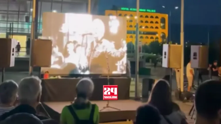 (ВИДЕО) Скопјани се сеќаваат на хитовите на Владо Јаневски