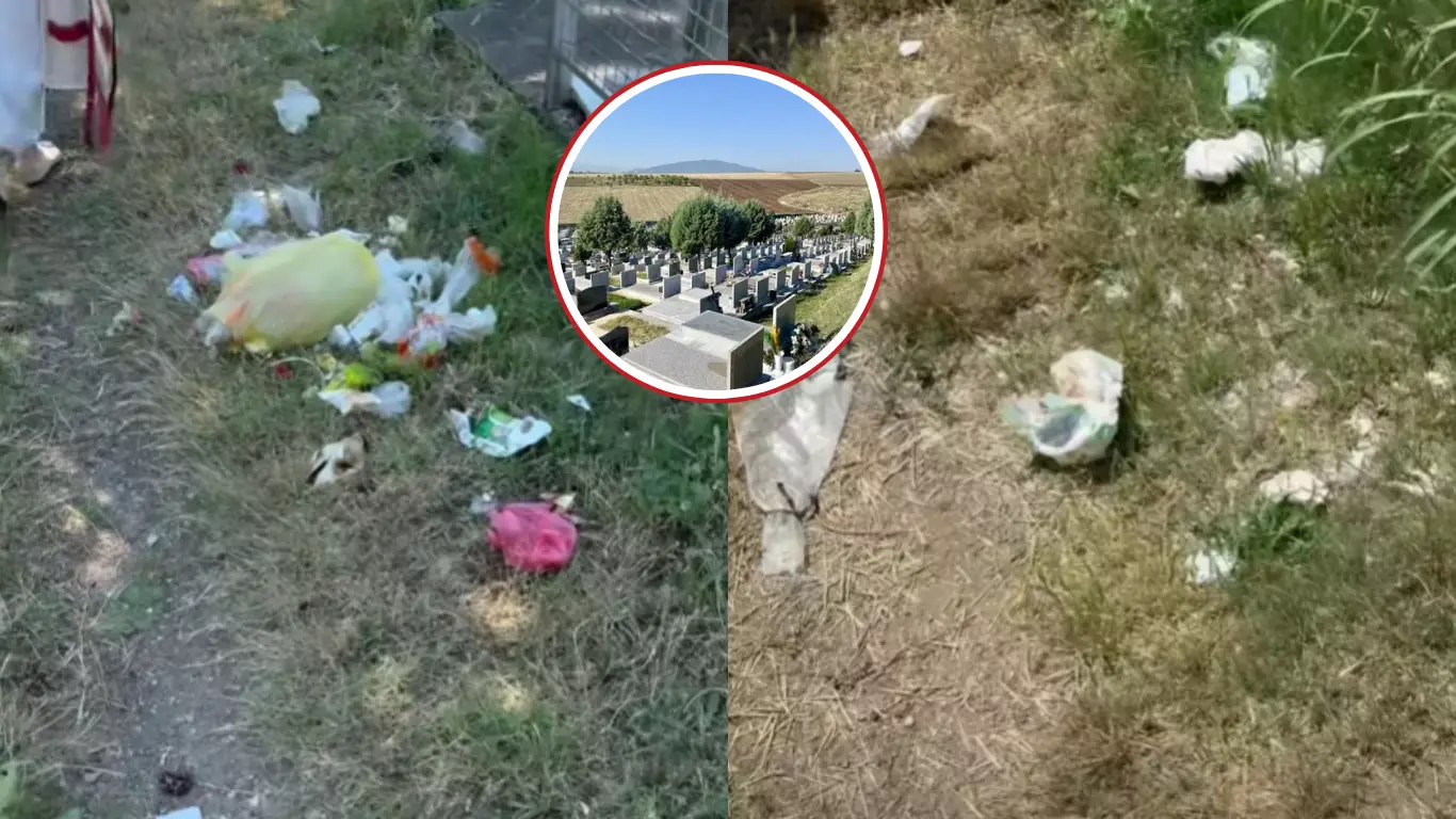 (ВИДЕО) Срам и негрижа во Драчево: Граѓаните револтирани од ѓубрето кај гробиштата