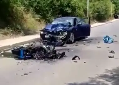 (ВИДЕО) ТРАГЕДИЈА НА „РАДИШАНСКА“: 19-годишен мотоциклист загина во судир со автомобил