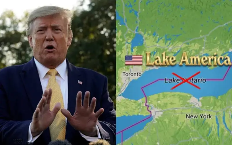 (ВИДЕО) Трамп го менува името на езерото Онтарио: Ќе се вика „Езеро Америка“