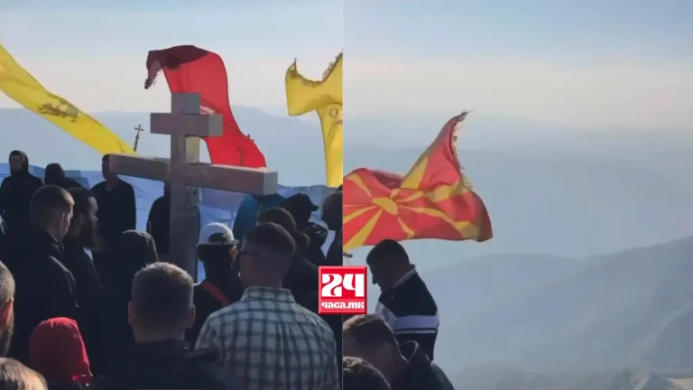 (ВИДЕО) СТОТИЦИ ВЕРНИЦИ УТРОВО ГО ИСКАЧИЈА ВРВОТ ГОЛЕМ КРЧИН: На 2.341 метар се одржа богослужба