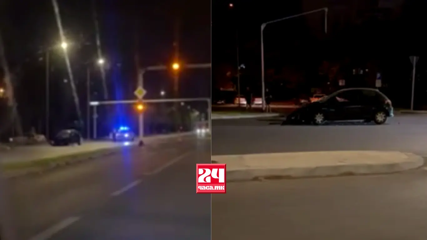 (ВИДЕО) ТЕШКА СООБРАЌАЈКА НА БУЛЕВАР „АСНОМ“: Моторџија и автомобил се судрија, граѓаните сведочат за вознемирувачки сцени
