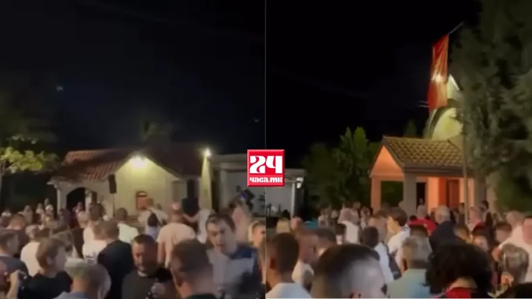 (ВИДЕО) УСПЕНИЕ НА ПРЕСВЕТА БОГОРОДИЦА СЕ СЛАВЕШЕ И ВО ГОРНО КОЊАРИ: Голема посетеност и жива музика