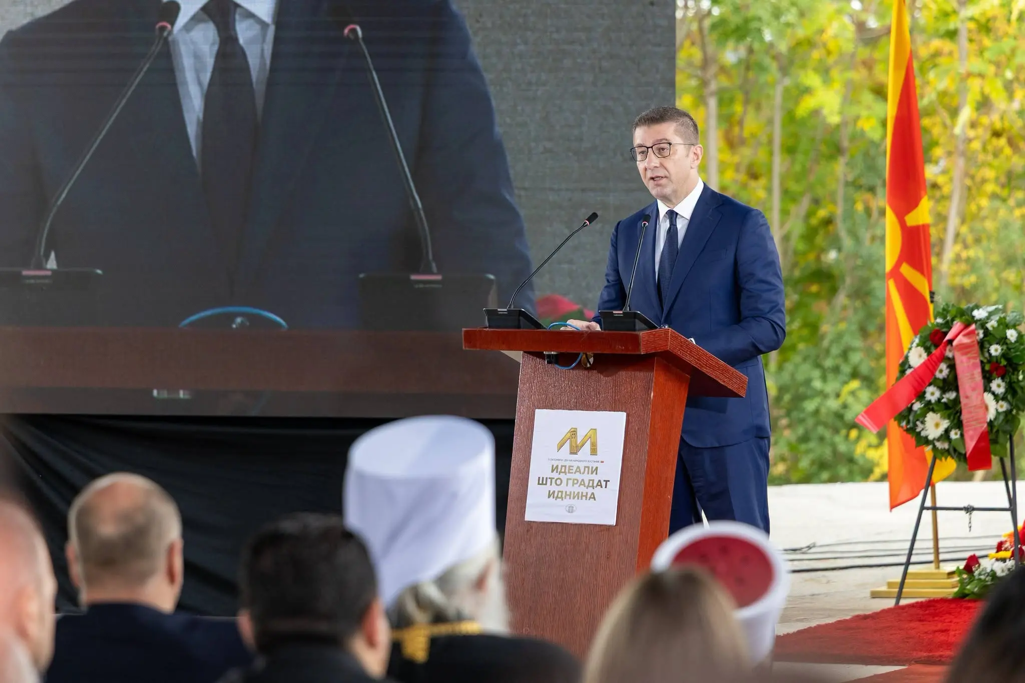 МИЦКОСКИ ЗА 11 ОКТОМВРИ: „Македонија не е создадена за да стои во место, туку за да победува“