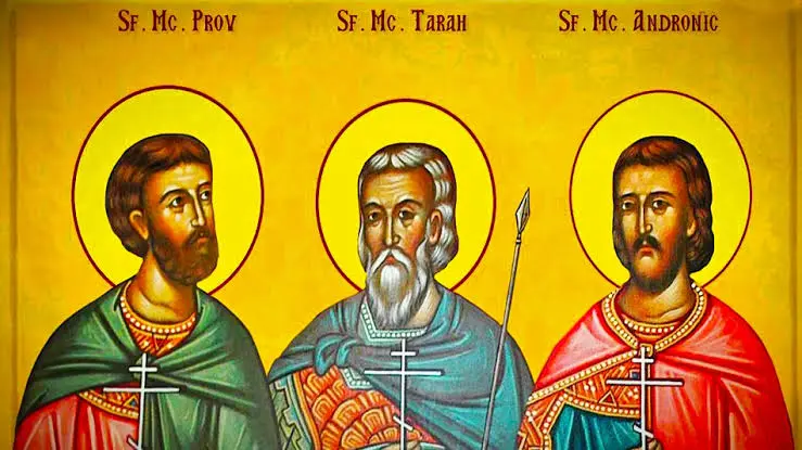 Се празнуваат Светите маченици Тарах, Пров и Андроник