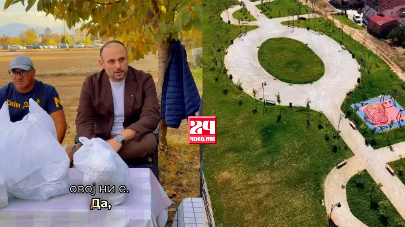 (ВИДЕО) ЃОРЃИЕВСКИ НА ЗАЕДНИЧКИ РУЧЕК СО РАБОТНИЦИТЕ: Се гради нов мегапарк во општина Бутел