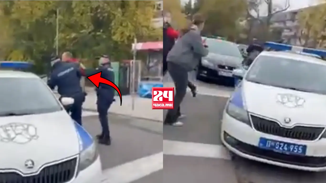 (ВИДЕО) ТРАГИКОМИЧЕН ИНЦИДЕНТ ВО НОВ БЕЛГРАД: Полицијата сакала да го приведе поради приговор за „фантомски гласачи“, но тој им избега низ друга врата