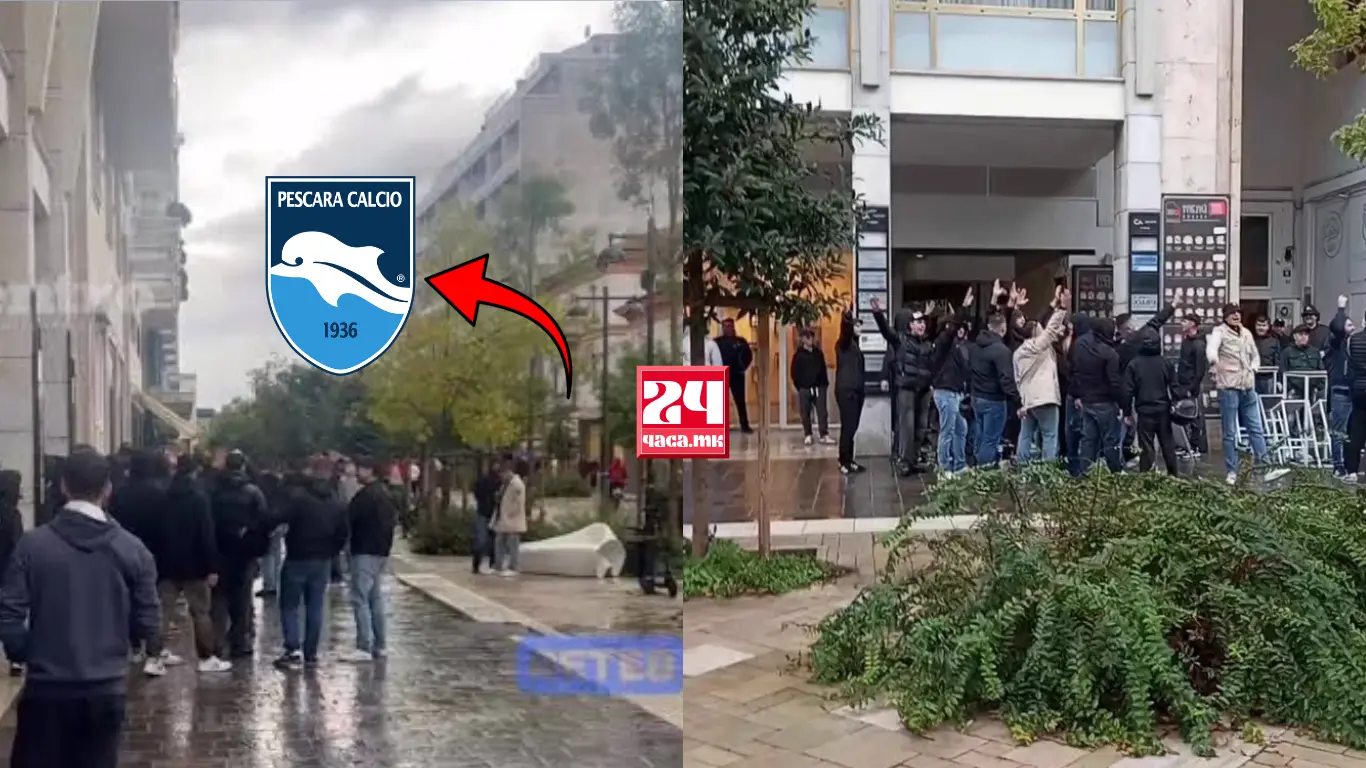 (ВИДЕО) УЛТРАСИТЕ НА ПЕСКАРА ИЗЛЕГОА НА УЛИЦИТЕ ДА ГО „ЧУВААТ“ ГРАДОТ: Скандираа против мигрантите и Антифа – „Маранците ни се непријатели“
