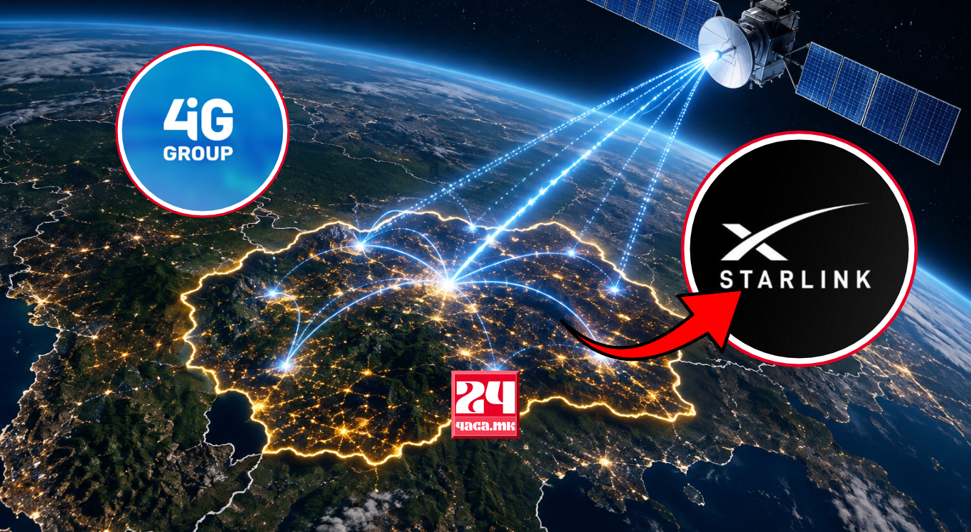 НОВ МОБИЛЕН ОПЕРАТОР ВО МАКЕДОНИЈА: 4iG ќе ја користи мрежата на Starlink