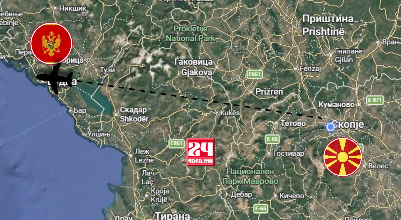 Од 1 мај директна авионска линија Скопје – Тиват, два лета неделно