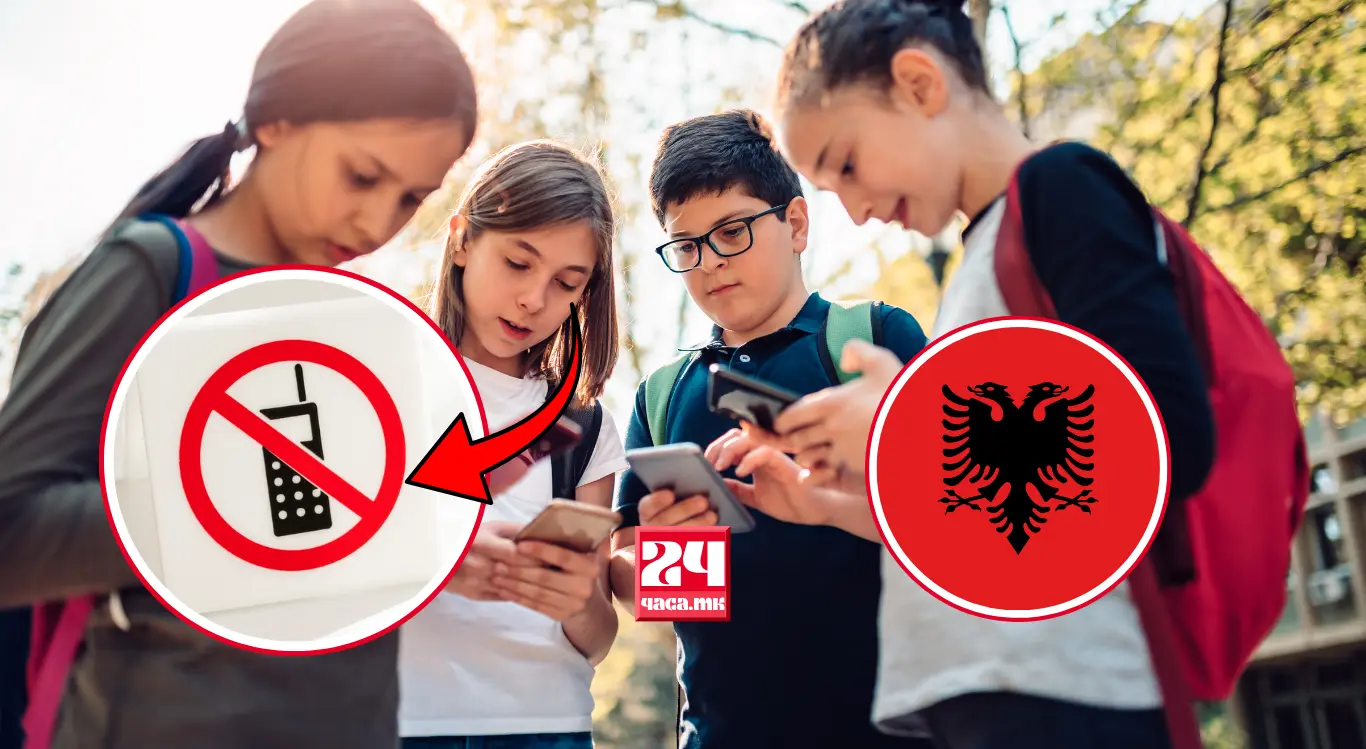 КРАЈ ЗА ТЕЛЕФОНИТЕ ВО УЧИЛИШТАТА ВО АЛБАНИЈА: Министерството воведува забрана